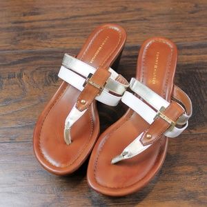 TOMMY HILFIGER WEDGE SANDALS B03